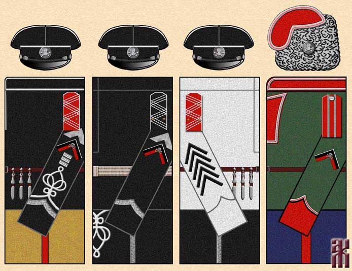 Uniforms of Ataman B. V. Annenkov himself