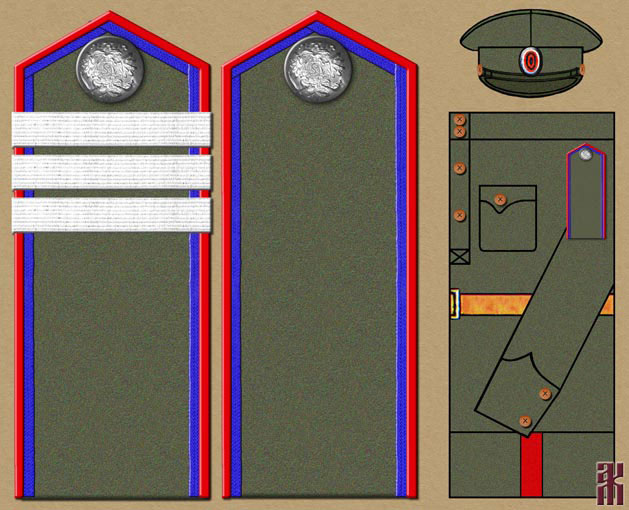 Uniforms of Cossacks in the Far East of Russia 1920