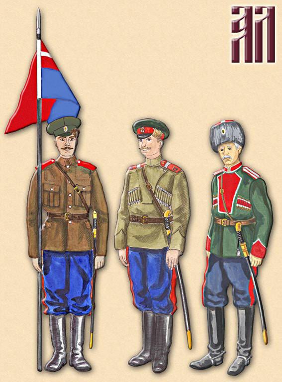 Siberian Cossack regiments in the Russian Civil War