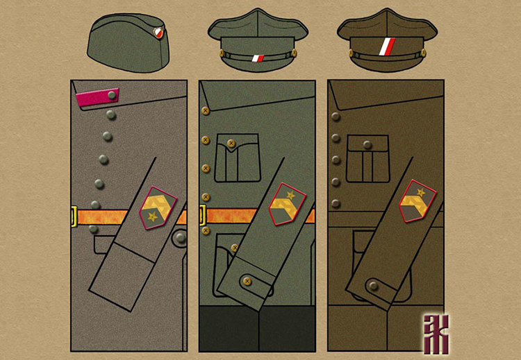 Uniforms of the Czecho-Slovak Generals in the Russian Civil War