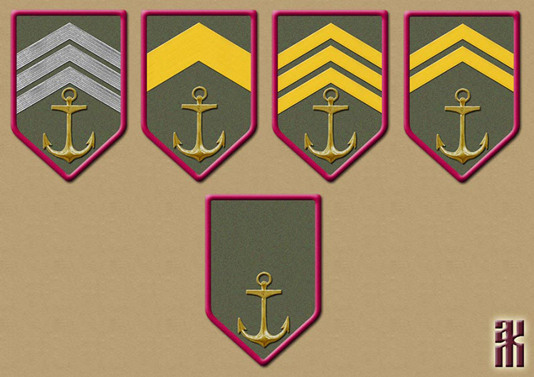 Insignia of the Naval Detachment of the Czecho-Slovak Legion in the Russian Civil War