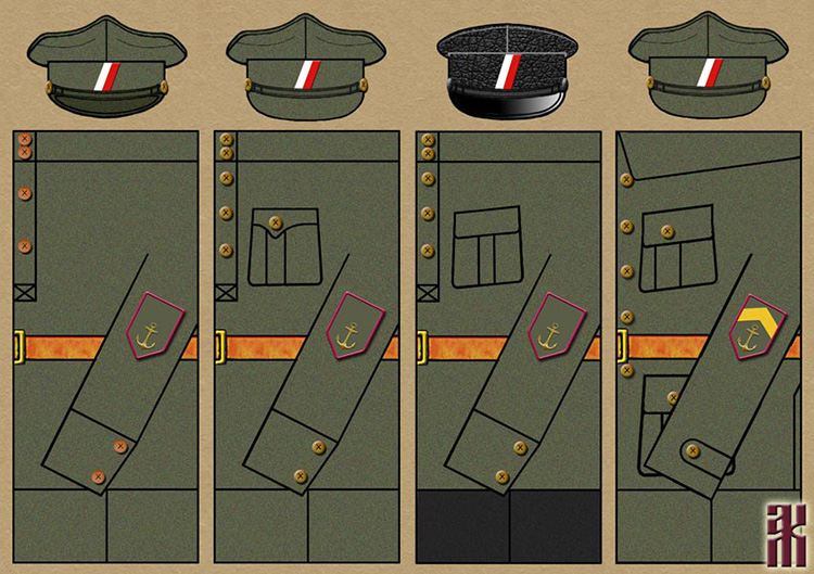 Uniforms of the Naval Detachment of the Czecho-Slovak Legion in the Russian Civil War
