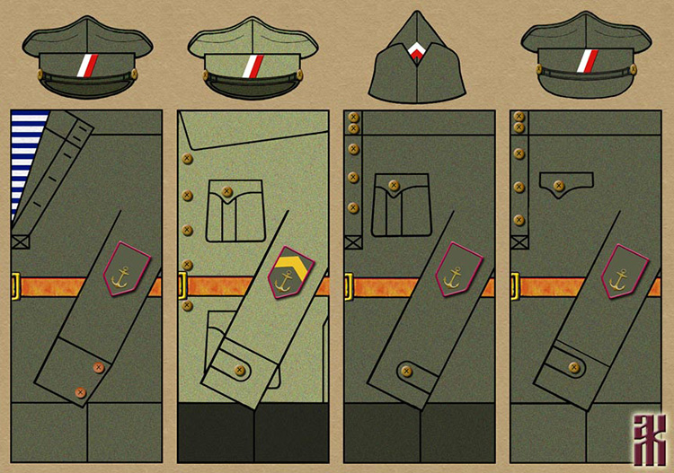 Uniforms of the Naval Detachment of the Czecho-Slovak Legion in the Russian Civil War