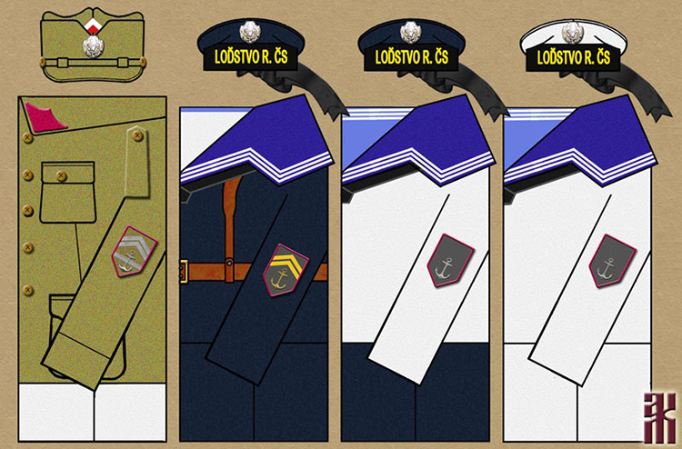Uniforms of the Naval Detachment of the Czecho-Slovak Legion in the Russian Civil War