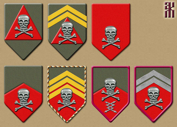 insignia of the Czechoslovak Shock Battalion mid-1918