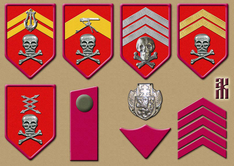 insignia of the Czechoslovak Shock Battalion from October 1918