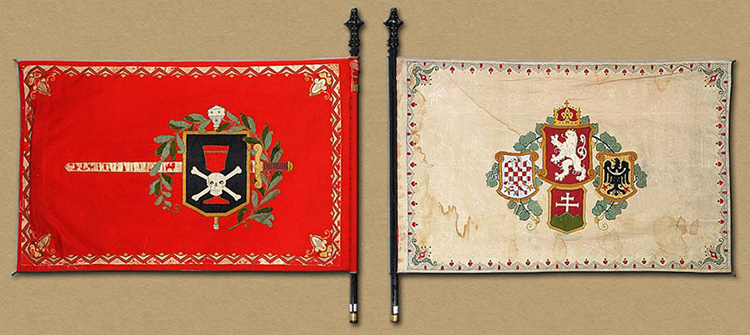 Banner of the Czechoslovak Shock Battalion in the Russian Civil War