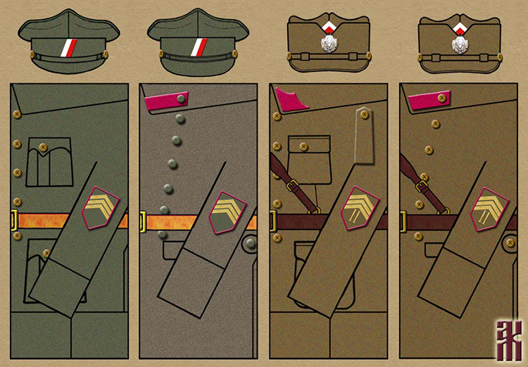 Uniforms of army, corps and divisional HQs of the Czech Legion in the Russian Civil War
