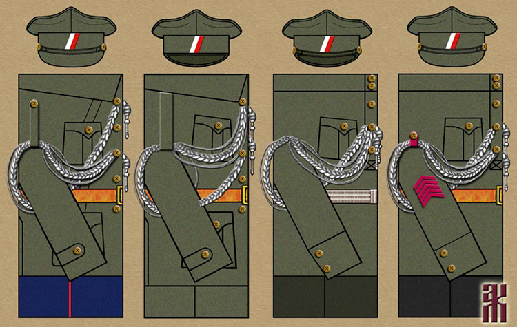 Uniforms of army, corps and divisional HQs of the Czech Legion in the Russian Civil War