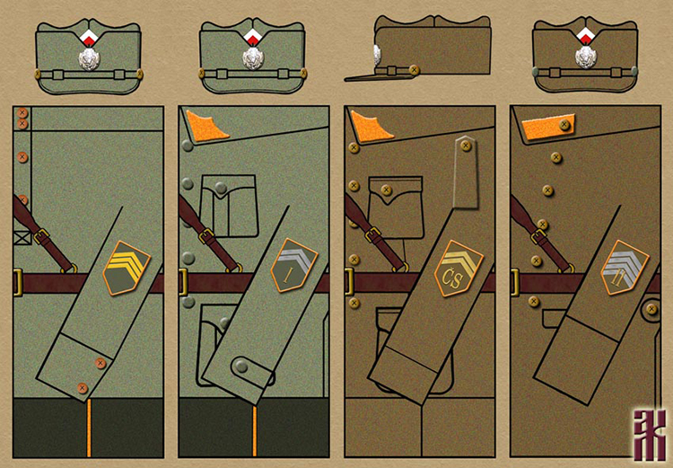 Uniforms of supply and administration units of the Czech Legion in the Russian Civil War