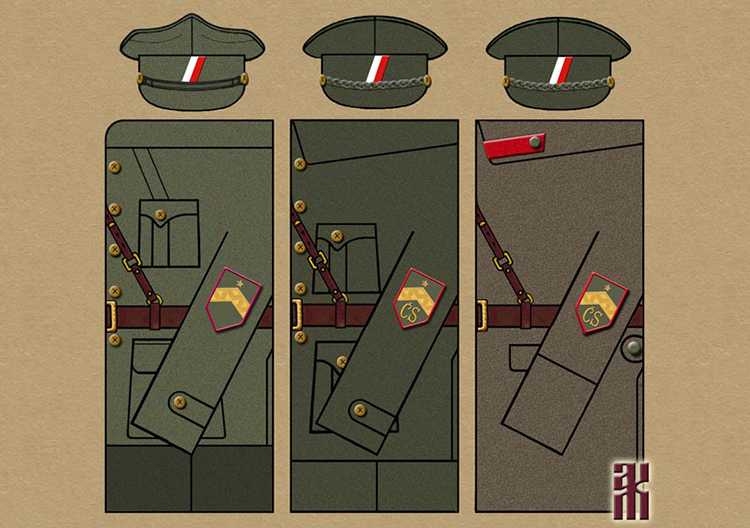 Uniforms of the Czecho-Slovak Generals in the Russian Civil War
