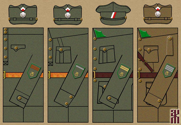 Uniforms of the Technical Department of the Czechoslovak Corps in Russia