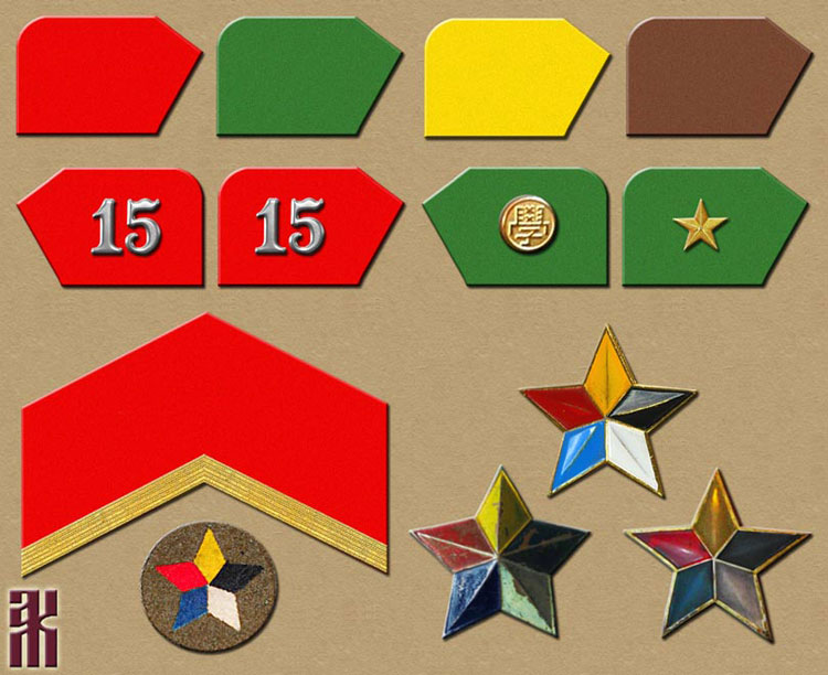 Uniforms of Russian soliders in Japanese Manchukuo