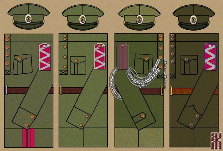 Uniforms of senior commanders of the Far Eastern Army 1920