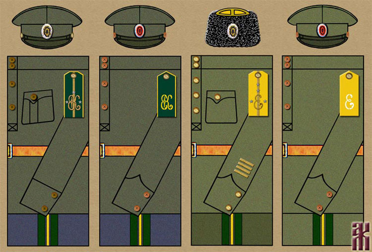 Uniforms of the Horse Jaegers 1920