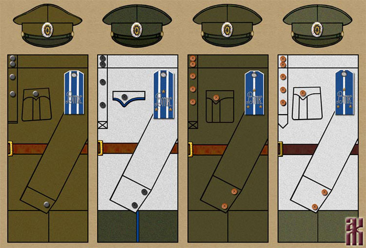 Uniforms of the Votkinsk Rifle Regiment 1920