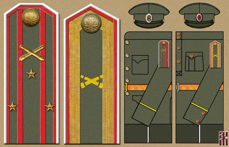 uniforms of students of the Chita Military School