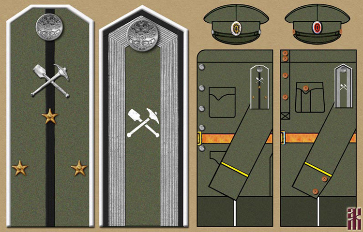uniforms of students of the Chita Military School