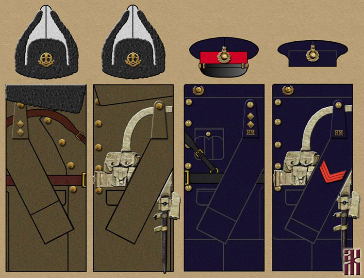 Uniforms of the British Expeditionary Forces in Siberia 1918-1919