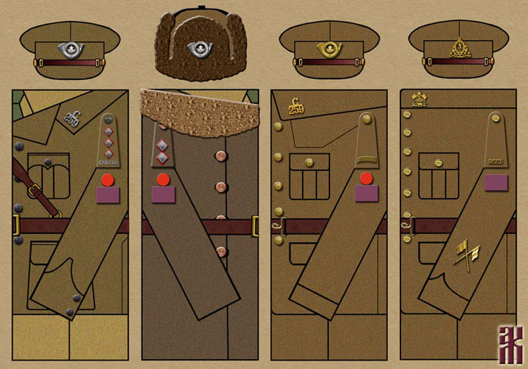 Uniforms of the Canadian Expeditionary Forces in Siberia 1918-1919