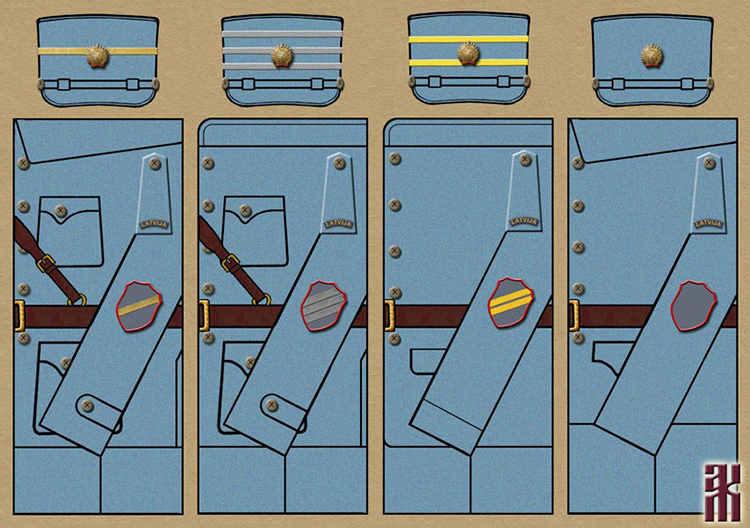 Uniforms of White Latvian Armed Forces in the East of Russia, 1918-1920