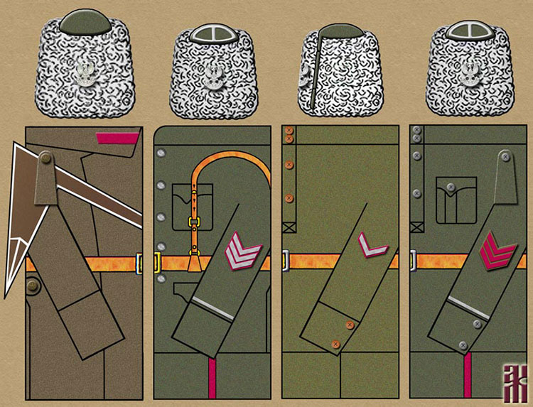 Uniforms of the 5th Polish Siberian Rifle Division, 1918-1920