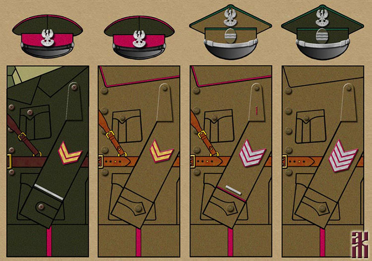 Uniforms of the 5th Polish Siberian Rifle Division, 1918-1920