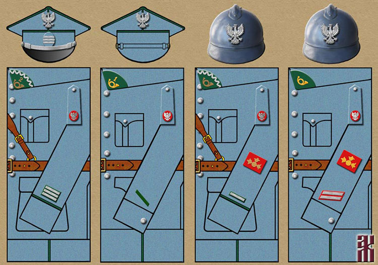 Uniforms of the 5th Polish Siberian Rifle Division, 1918-1920