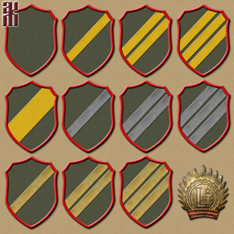 Uniforms of White Latvian Armed Forces in the East of Russia, 1918-1920