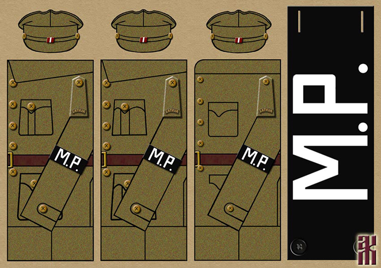Uniforms of White Latvian Armed Forces in the East of Russia, 1918-1920