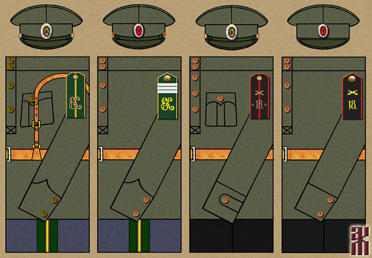 Uniforms of the 2nd Siberian Assault Brigade in the Russian Civil War