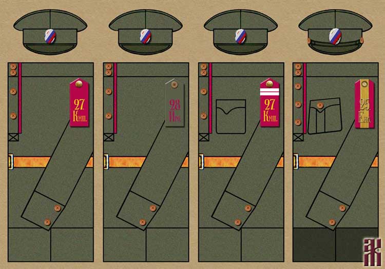 Uniforms of the 7th Urals Mountain Rifle Division