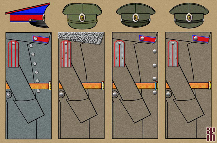 Uniforms of the Simbirsk Lancer Regiment in the Russian Civil War
