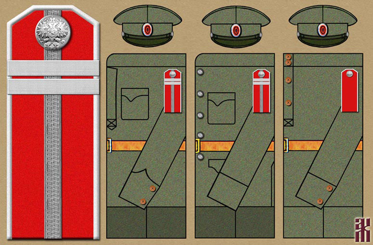 Uniforms of the Tomsk Hussar Regiment in the Russian Civil War