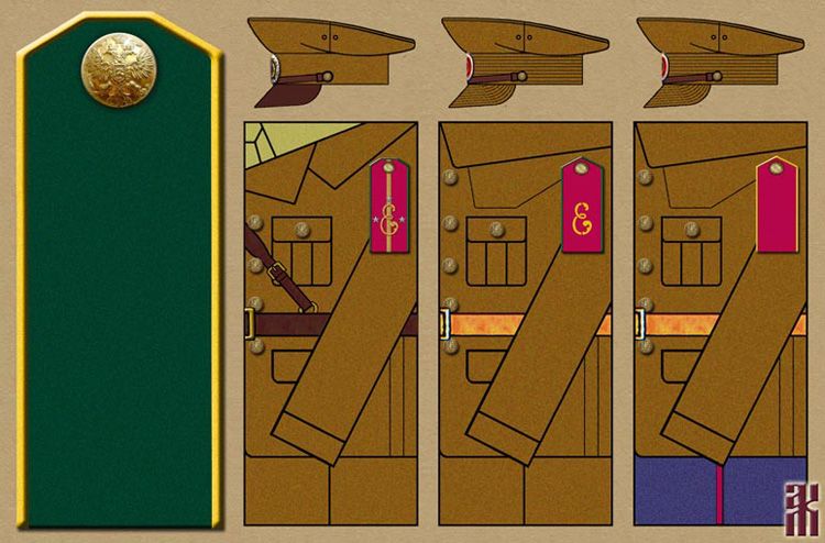 Uniforms of the Jaeger Division in the Russian Civil War