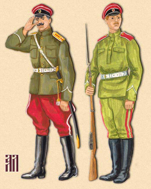 uniforms of Kolchak's Escort
