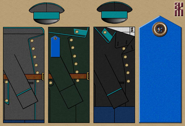 Uniforms of the Omsk Student Battalion in the Russian Civil War