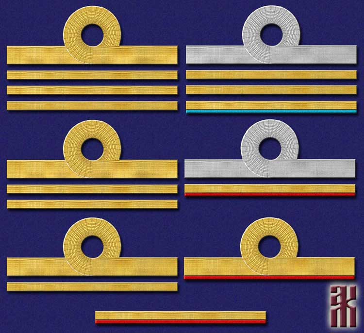 Shoulder insignia of the White Siberian Flotilla in the Russian Civil War