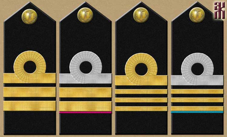 Shoulder insignia of the White Siberian Flotilla in the Russian Civil War