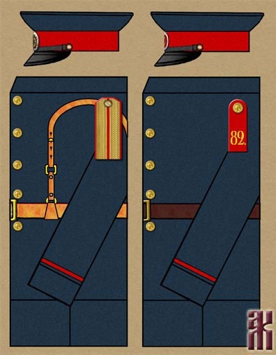 Uniforms of 21st Infantry Division in Russian Civil War