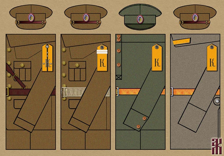 Uniforms of the 1st Carpathian-Russian Rifle Regiment in the Russian Civil War