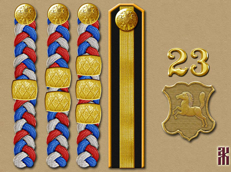 Proposed uniform of the Omsk rural police 1919