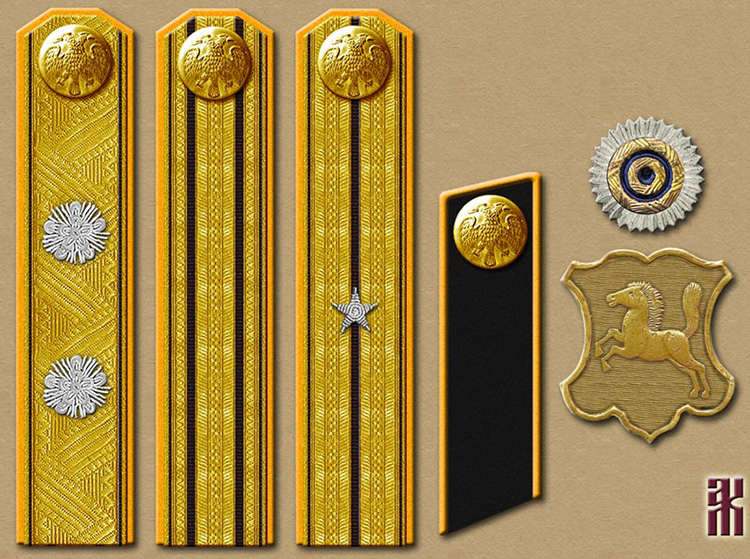 proposed insignia of Omsk rural policemen 1918-1919