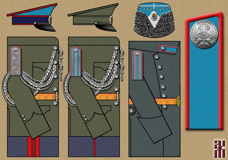 Uniforms of the Independent Gendarme Corps in the Russian Civil War