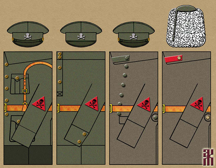 Uniform of the soldiers of the Izhevsk Shock Immortal Battalion