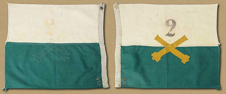 batery flag eastern Russia in the civil war