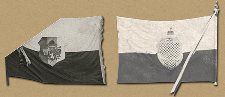 Early Czech Legion flags