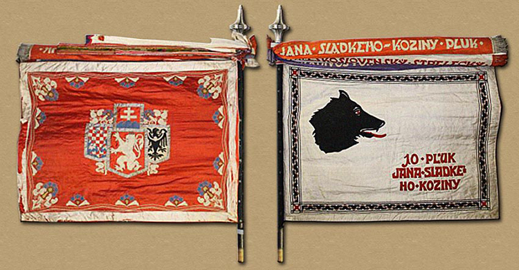 Flag of the Czech Legion 10th Regiment